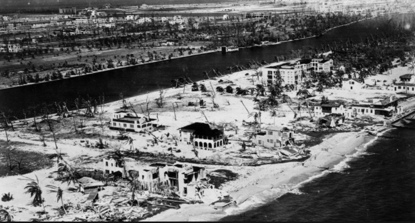 Miami 1925 hurricane damage
